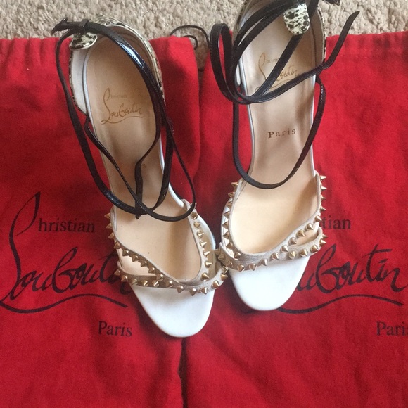 Christian Louboutin studded strappy sandals - Picture 2 of 6